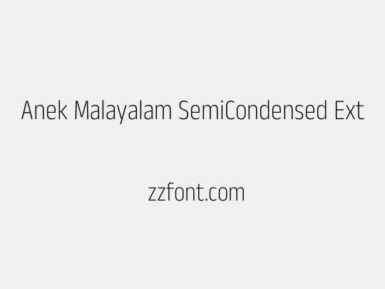 Anek Malayalam SemiCondensed ExtraLight