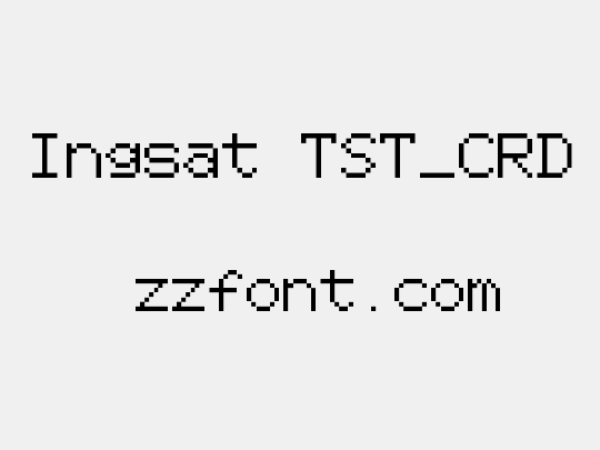 Ingsat TST_CRD