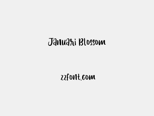 Januari Blossom