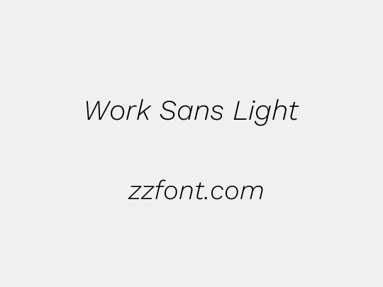 Work Sans Light