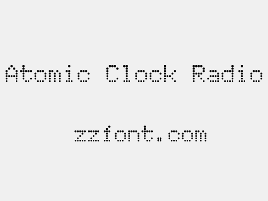Atomic Clock Radio
