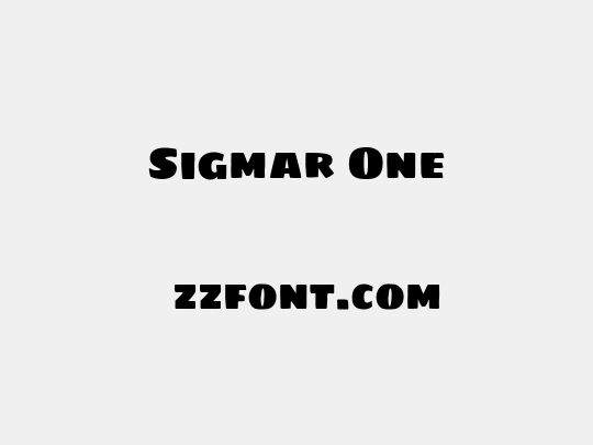 Sigmar One