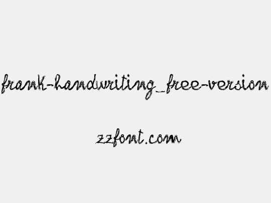 frank-handwriting_free-version