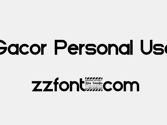 Gacor Personal Use