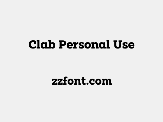 Clab Personal Use
