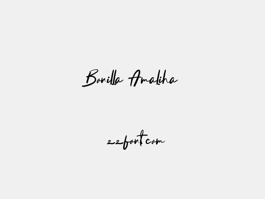 Bonilla Amaliha
