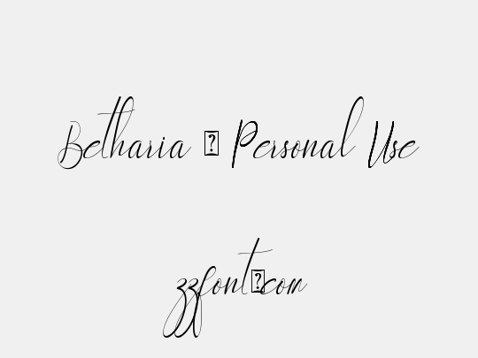 Betharia - Personal Use