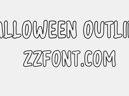 Halloween outline