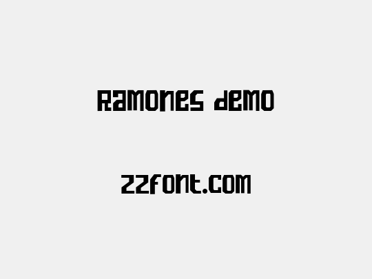 Ramones demo