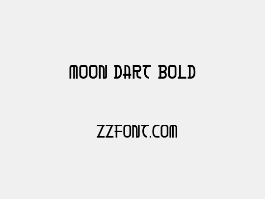 Moon Dart Bold