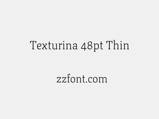 Texturina 48pt Thin