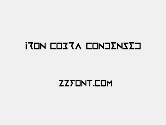 Iron Cobra Condensed