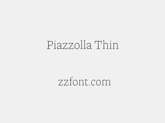 Piazzolla Thin