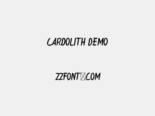 Cardolith Demo