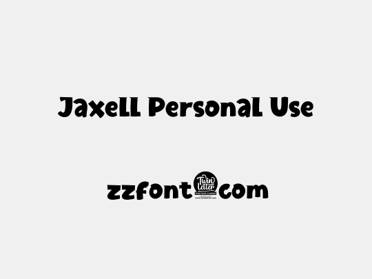 Jaxell Personal Use