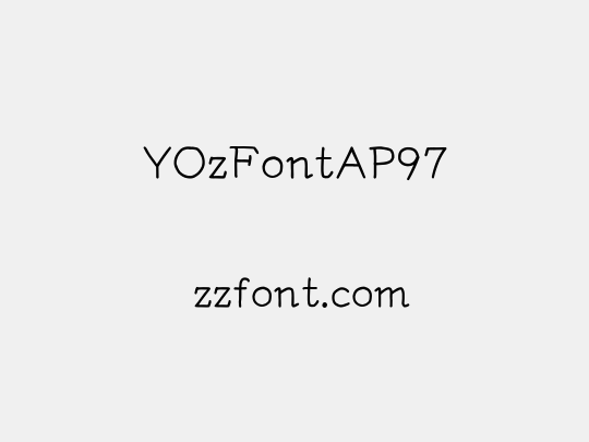 YOzFontAP97