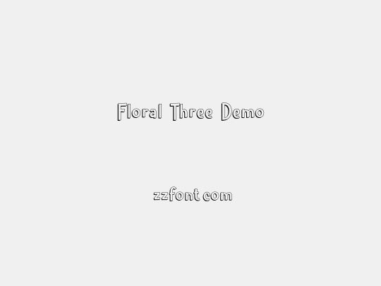 Floral Three Demo