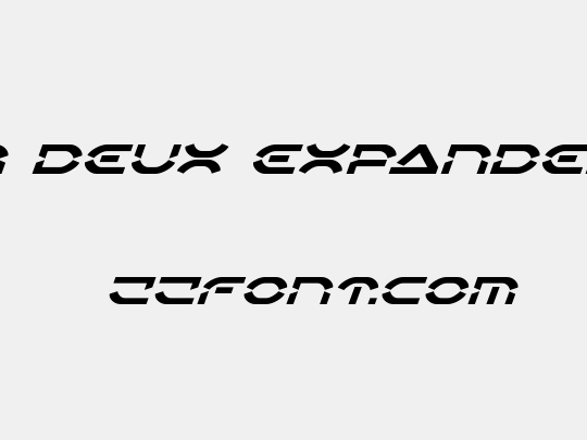 Oberon Deux Expanded Italic
