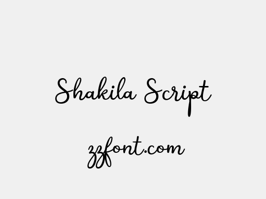 Shakila Script