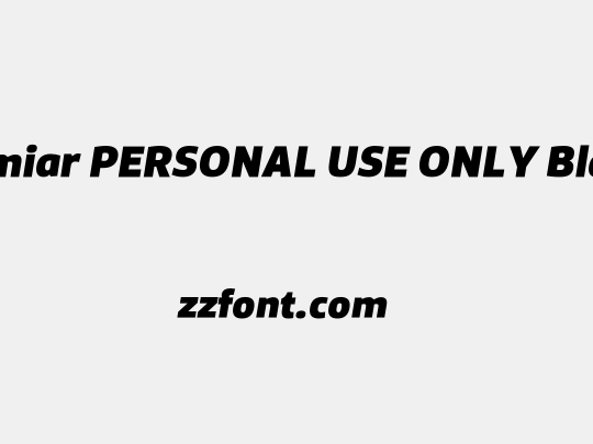 Famiar PERSONAL USE ONLY Black