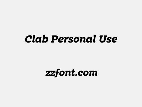 Clab Personal Use