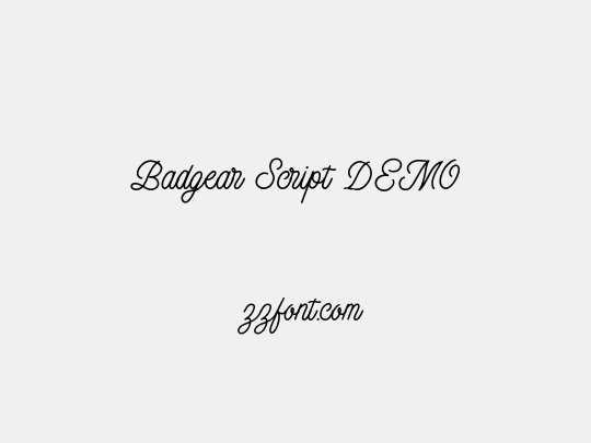 Badgear Script DEMO