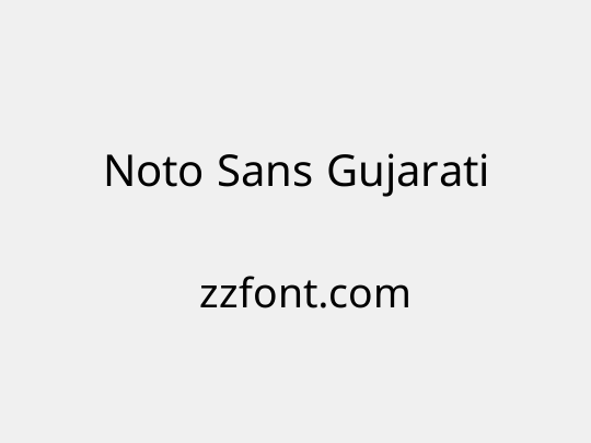 Noto Sans Gujarati