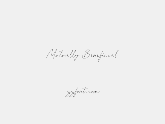 Mutually Beneficial