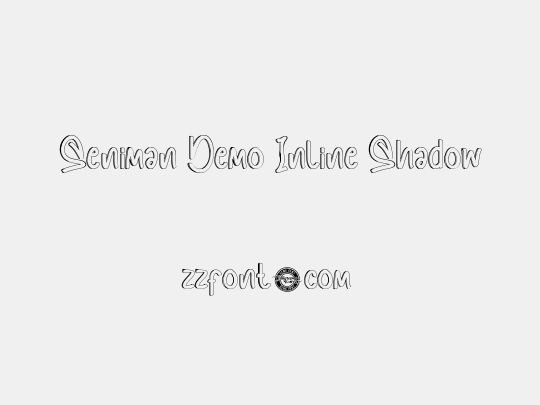 Seniman Demo Inline Shadow