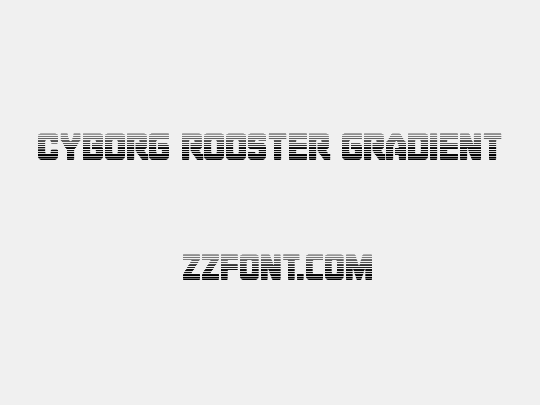 Cyborg Rooster Gradient