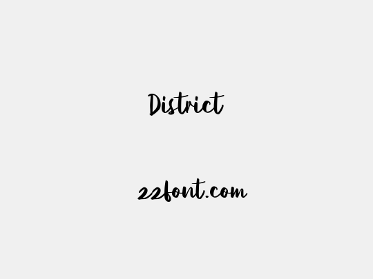 District