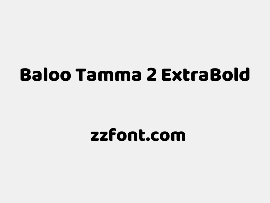 Baloo Tamma 2 ExtraBold