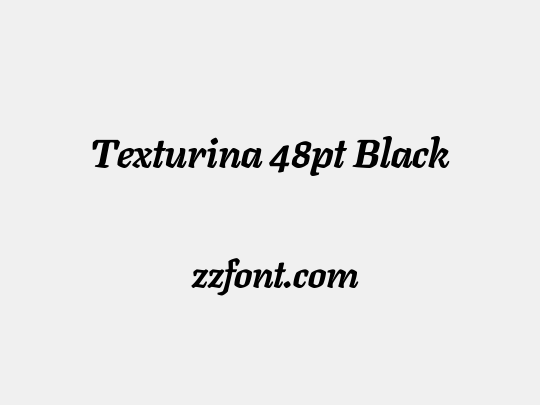 Texturina 48pt Black