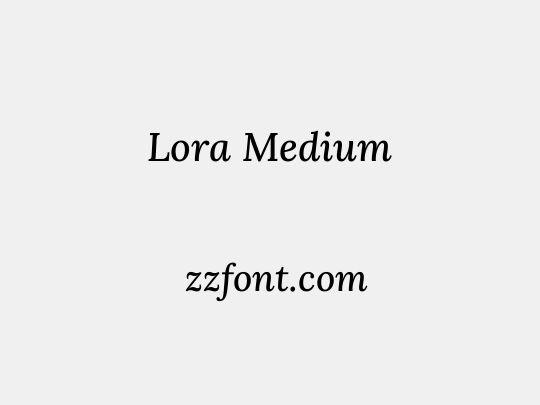 Lora Medium