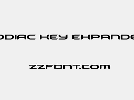 Zodiac Key Expanded
