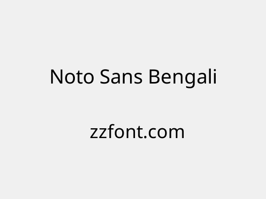 Noto Sans Bengali