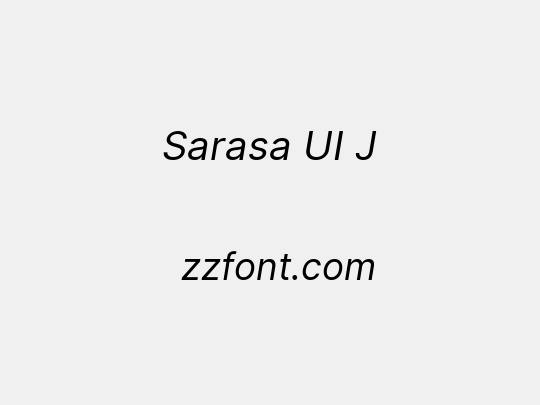 Sarasa UI J
