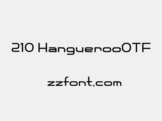 210 HanguerooOTF