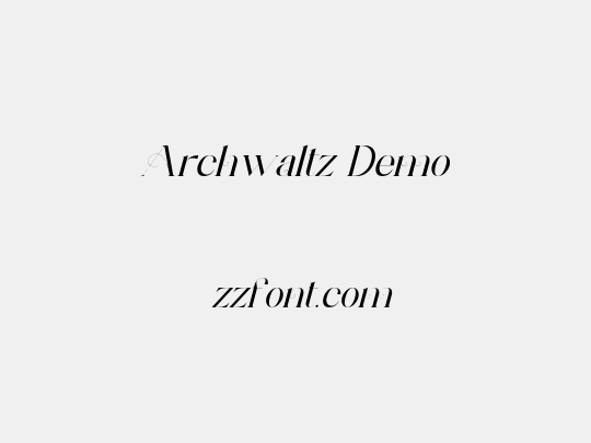 Archwaltz Demo