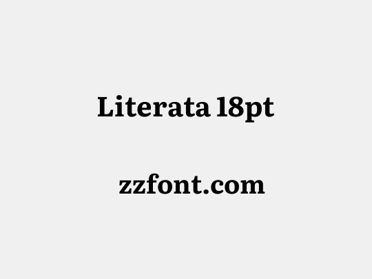 Literata 18pt