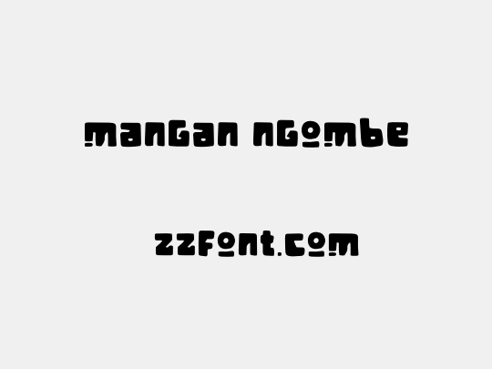 Mangan Ngombe