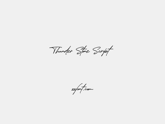 Thunder Stone Script