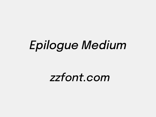 Epilogue Medium