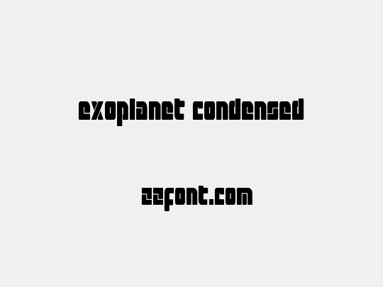 Exoplanet Condensed