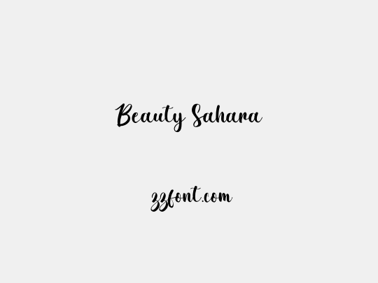 Beauty Sahara