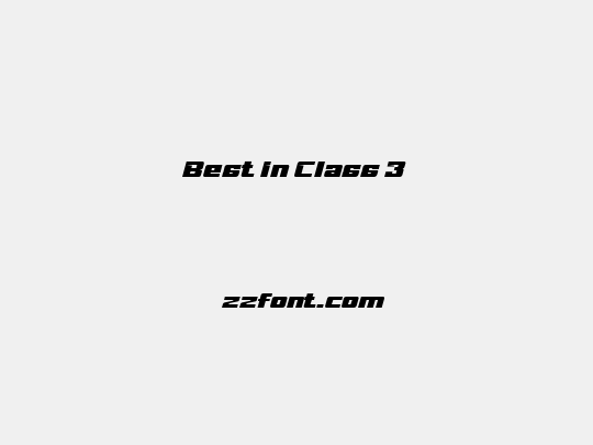 Best In Class 3 