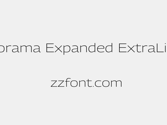 Georama Expanded ExtraLight