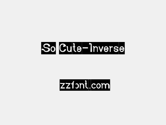 So Cute-Inverse