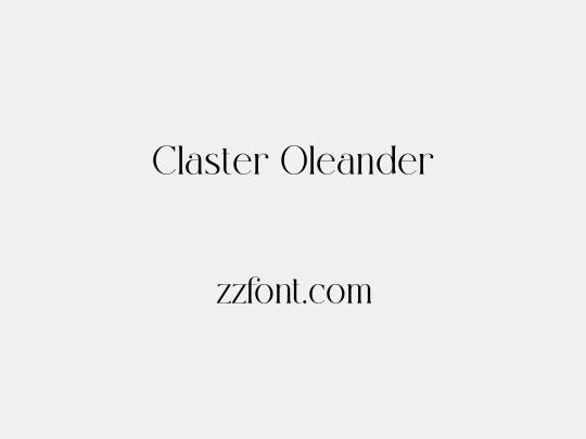 Claster Oleander