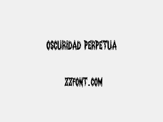 Oscuridad Perpetua